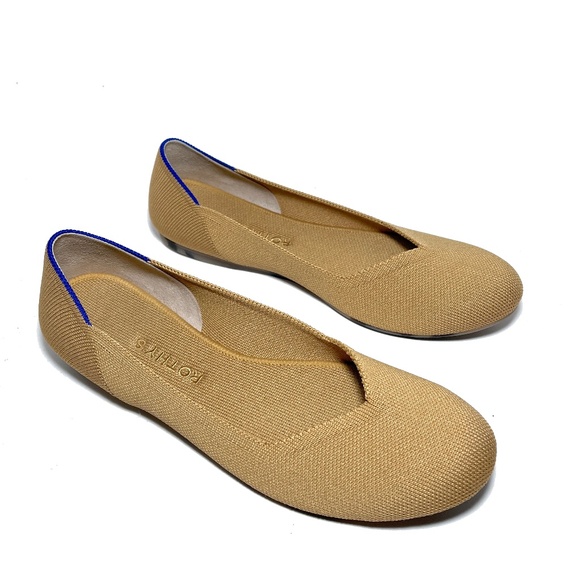 Rothy's Shoes - Rothy's The Flat Lemon drop Knit Fabric Slip On Casual Ballet Flats